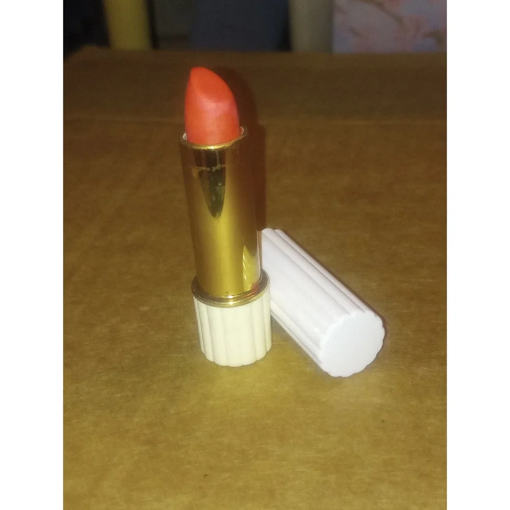 Estee Lauder All-Day Lipstick‎ Powder PINK White Ribbed Case Vintage NEW